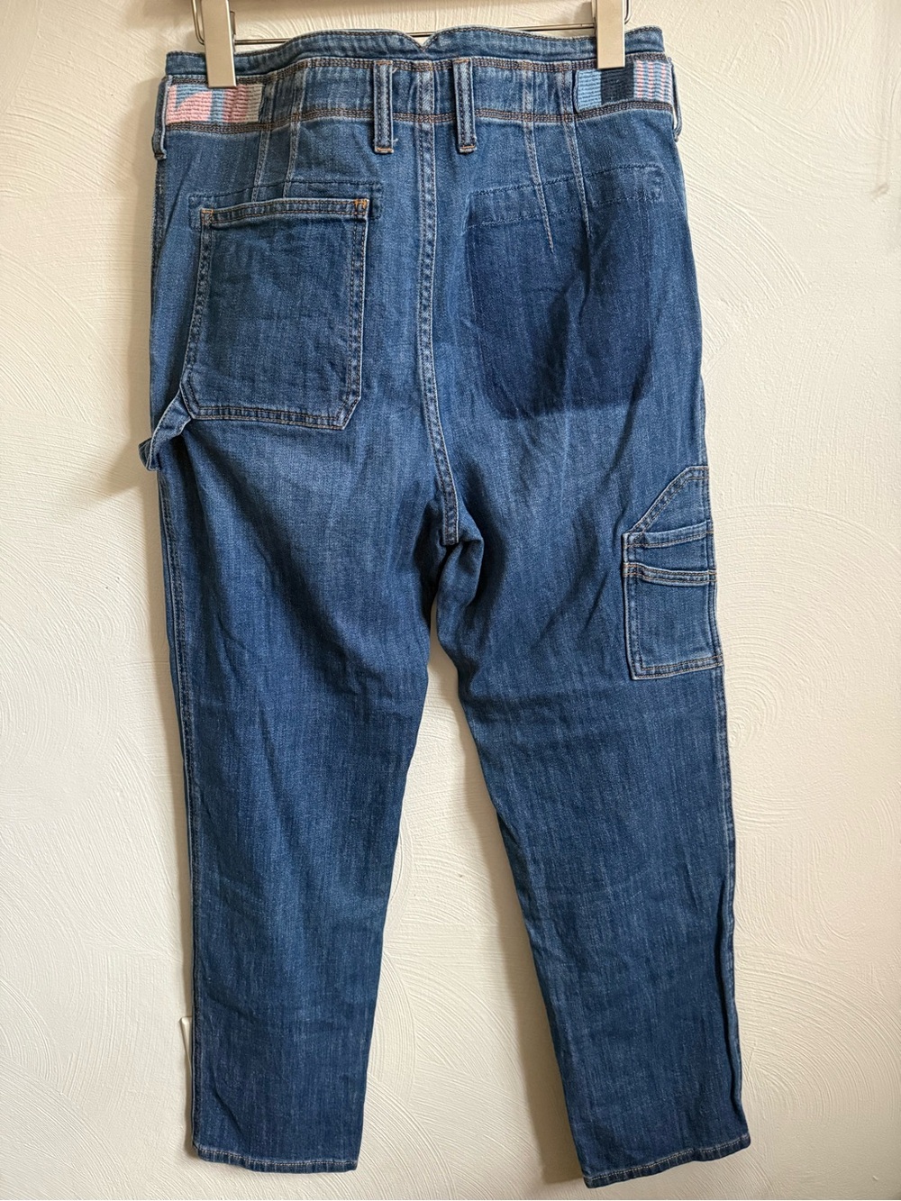 PilCro and Letterpress by Anthropologie Blue Patchwork Boyfriend Jeans - Picture 3 of 3